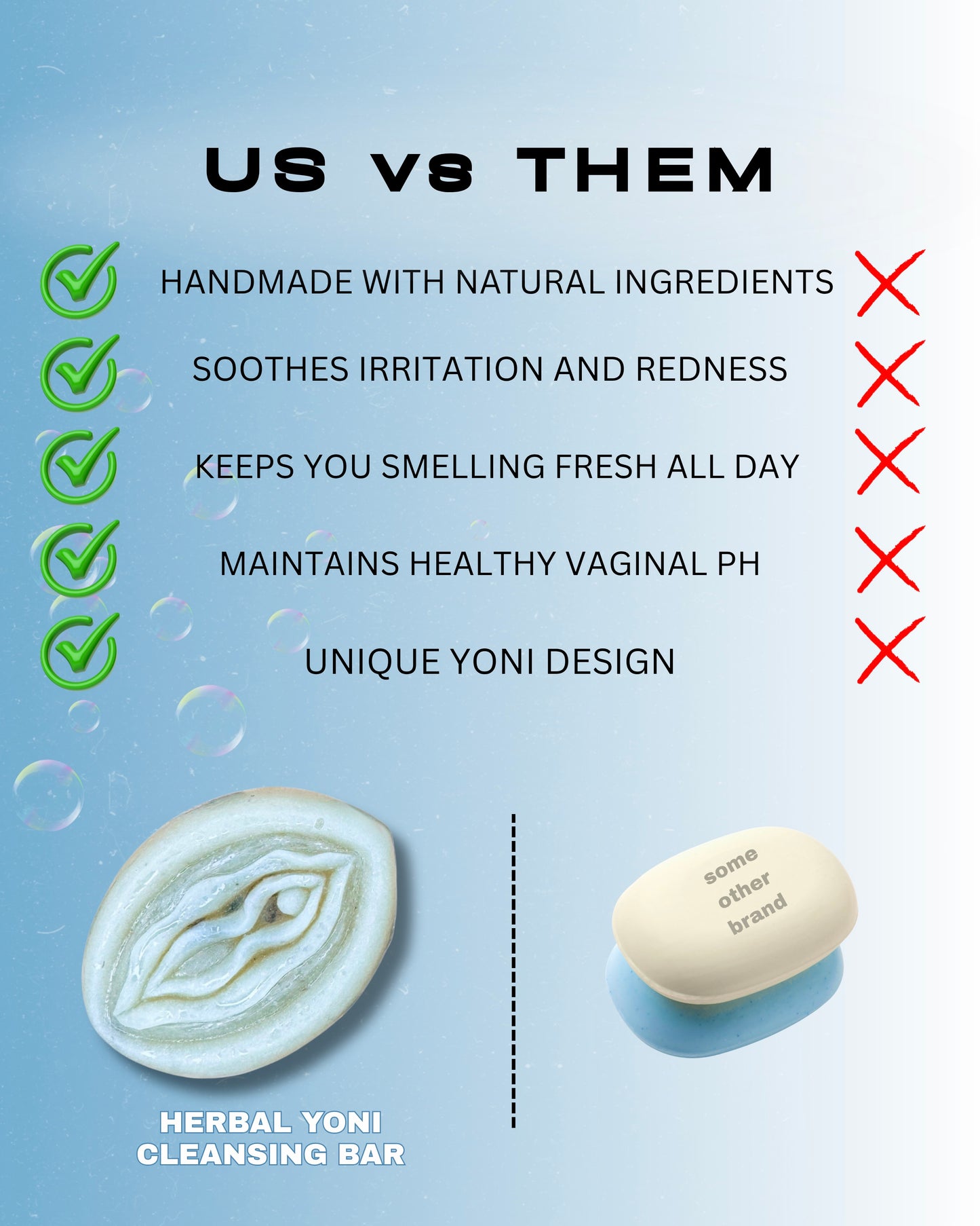 Herbal Yoni Cleansing Bar(2 pack)