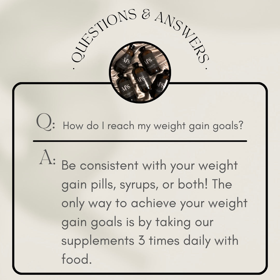 The Natural Weight Gain Syrup is BACK!