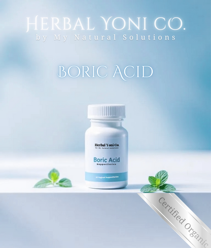 Herbal Yoni Boric Acid Suppositories